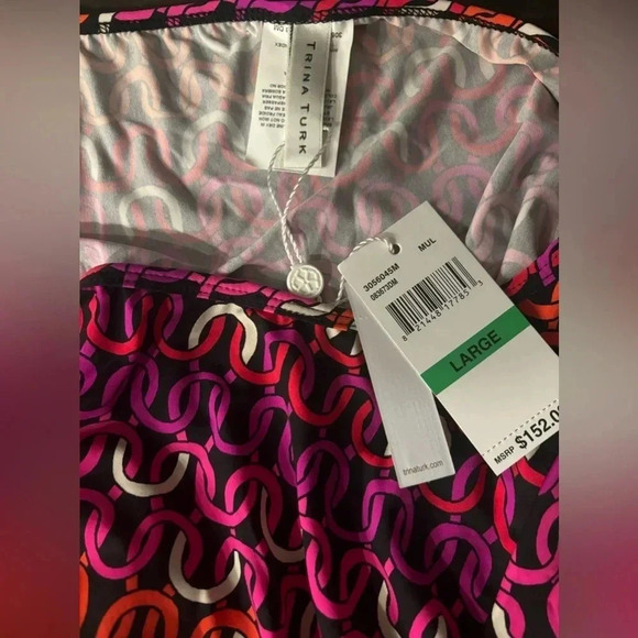 Trina Turk Swim Tunic Women’s Size L NWT - Picture 4 of 5